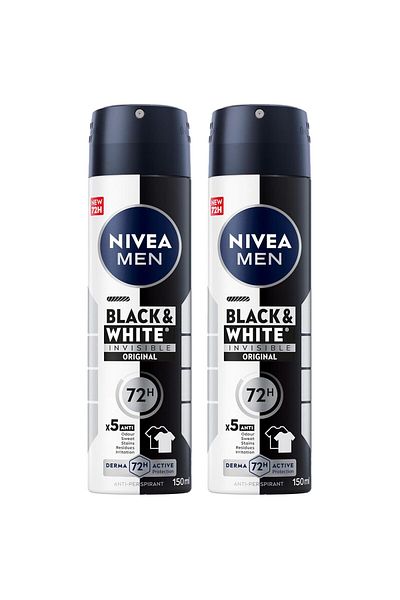 Nivea Men Black & White Invisible Antiperspirant Deodorant Spray