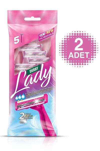 Derby Lady 2-лезовий 5-пакет 2x5 (10 штук)