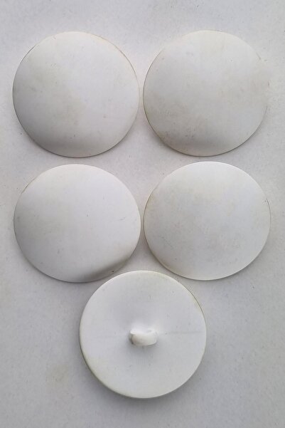 Şirin Yün En Büyük Boy Plastik Bombeli Beyaz Kaban Çeket Hırka Yelek Düğmesi ...