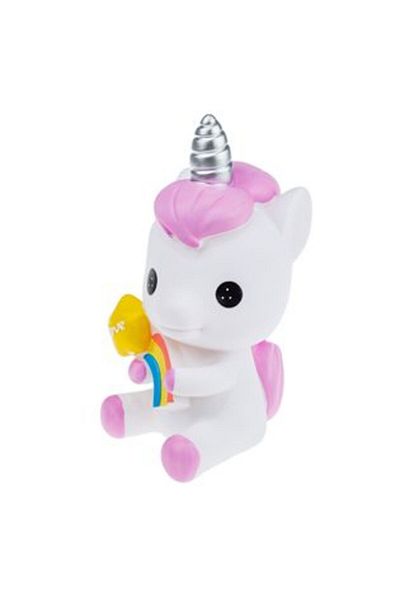 OEM Pușculiță decorativă din plastic cu unicorn, 11 x 12 x 22 cm