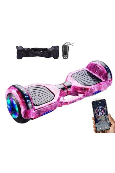OEM Scooter hoverboard Auto Balance LED lights on wheels and wings, 6.5 inch, remote control, bluetooth, handle