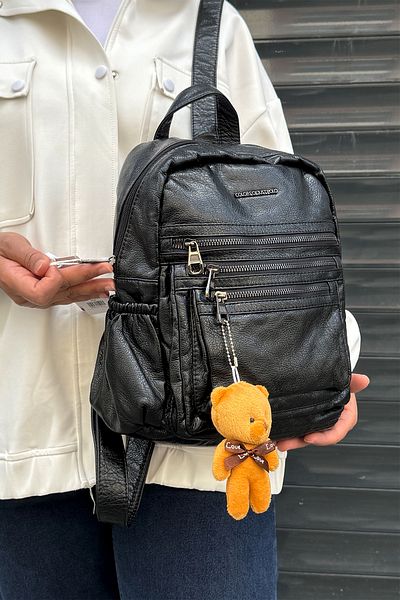 çantamgelsin Just Polo Original Imported Soft Leather a Quality Multi-Section Backpack