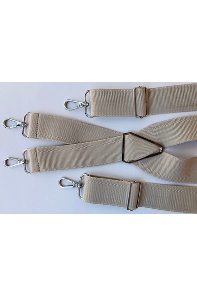 KemerSepeti Kancalı Bej Renkli Pantolon Askısı 4 Kancalı