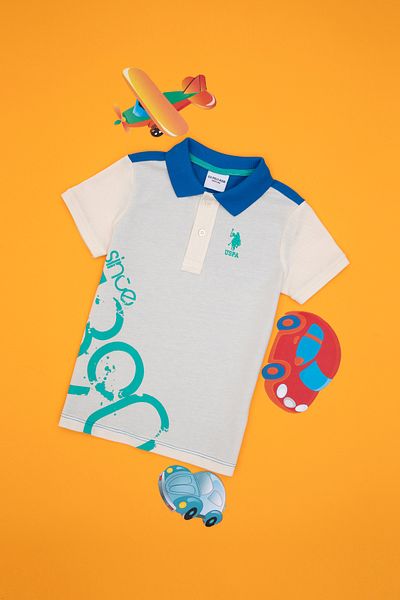 U.S. Polo Assn. Boy's Mint Polo Neck T-Shirt 50307293-Vr090