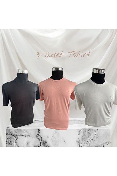 VAD Crew Neck 3-Piece Men's T-Shirt