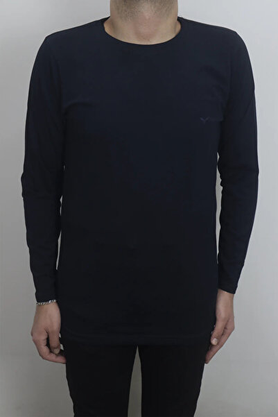 Özhürmet Triko Dmc Textile Men's Plain Sports Cut Regular Fit Crew Neck Long ...