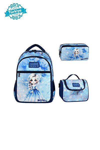 çantamgelsin Waddell Elementary School Backpack, Thermal Lunch Bag and Pen Holder with 2 Pockets