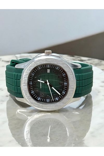 MAC CENTER Patek P Model Men's Wrist Watch-Men's Watch-Male Watch-Equivalent Watch-Orthopedic Silicone Cord Mens Watch
