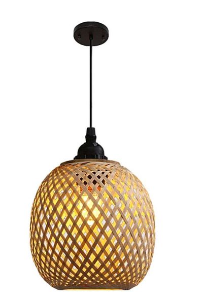 Hummer Hanging Bamboo Chandelier E27*1L Diameter 240mm