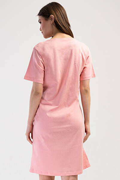 VİENETTA Pamuklu Kadın Kısa Kol Hamile Gecelik , 410136