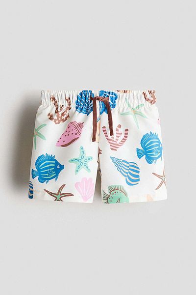 H&M Printed swim shorts