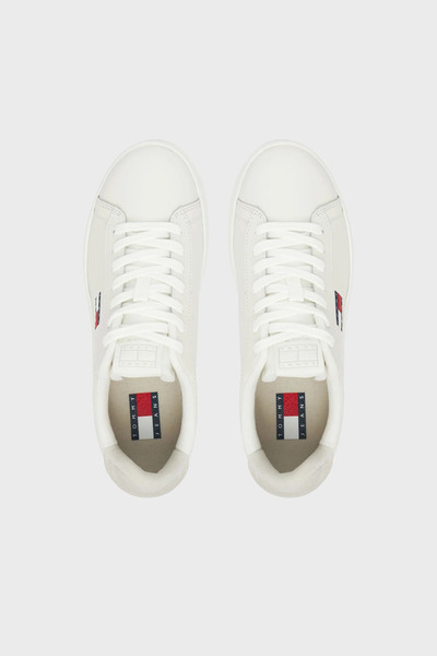 Tommy Jeans Logolu Deri Sneaker Ayakkabı AYAKKABI EN0EN02815 YBL