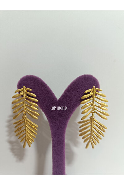 FASHİON JEWELRY Gold Plated Spike Earrings