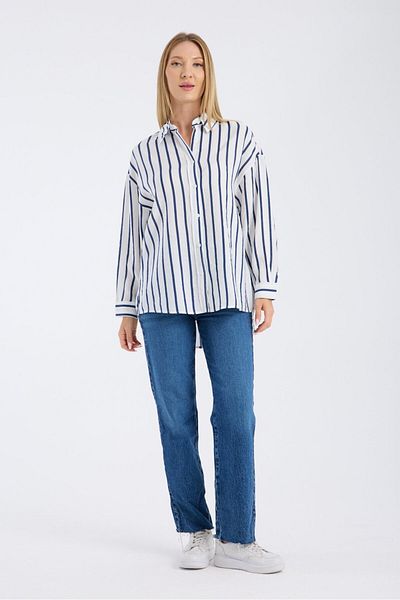 Reji Striped Casual Modal Shirt