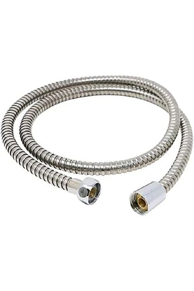 fitto Bidet Hose 120 cm Chrome - Durable and Compact Hand Shower Hose
