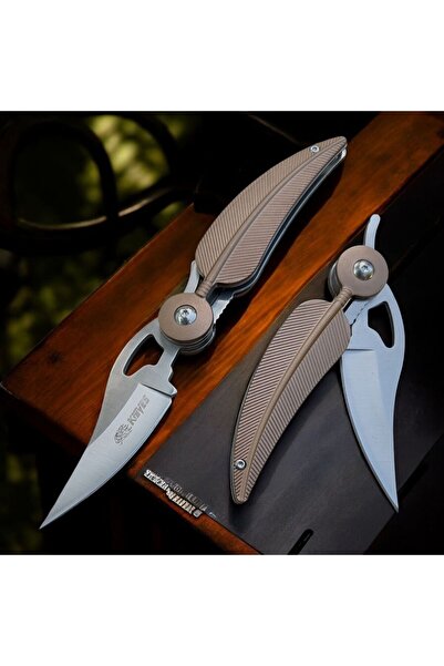 John Connely Knives Tüy Görünümlü Paslanmaz Çelik Çakı - 19 Cm