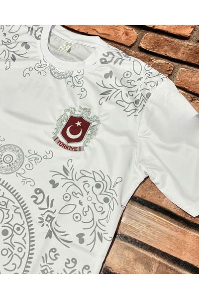 Tesbih Dünyası Εθνική ομάδα Τουρκίας Bozkurt Special Design White Jersey553256
