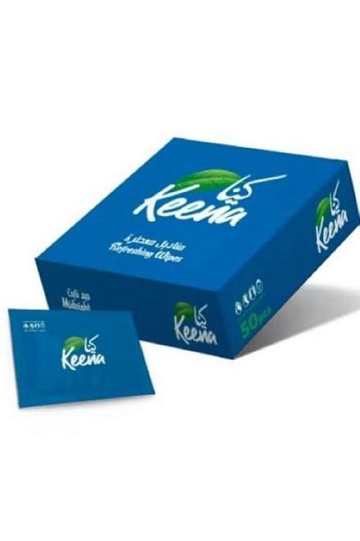 keena Midnight Scented Wipes 50 Wet Wipes