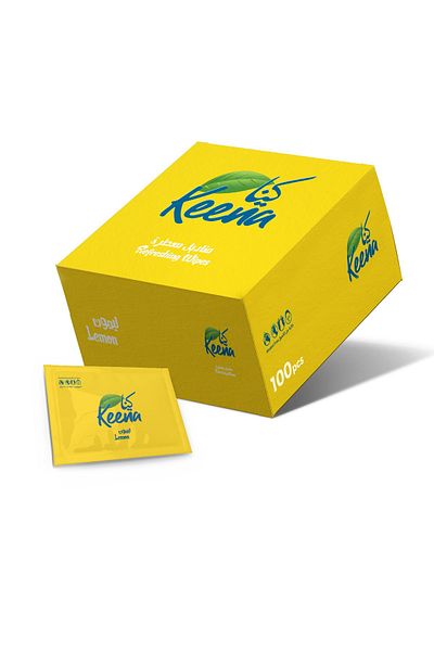 keena Special Lemon Scented Wipes 100 Wet Wipes