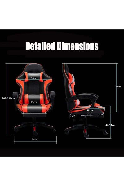 COOYA Gaming Chair Office Desk Chair, Linkage Armrests, thick sponge,Pu Leather, Adjustable Swivel, Pink