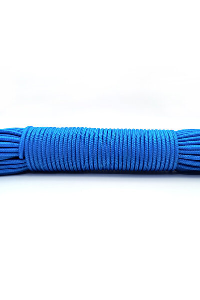 Choice حبل باراكورد أزرق 3 مم بطول 100 قدم (31 مترًا) حبل مظلة للمشي لمسافات ...