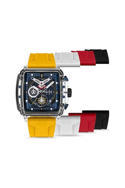 Police Ceas bărbătesc Police PEWGO0052402-SET, Quartz, 43mm, 5ATM