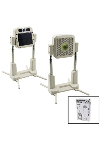 HASUBA (SOLARLI) (UZAYAN AYAK=30.3-165.5CM) KAMP FENER PROJEKTÖR USB ŞARJ& PO...