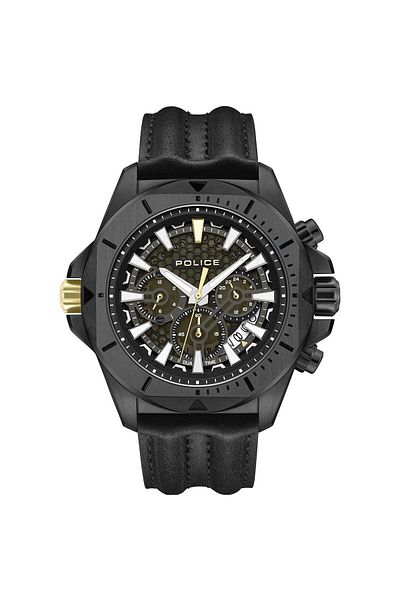Police Mens Watch Police PEWGF0054503, Quartz, 46mm, 5ATM