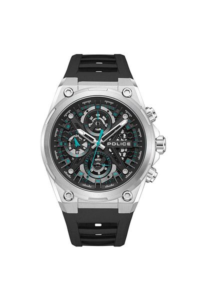 Police Mens Watch Police PEWGQ0054301, Quartz, 45mm, 5ATM