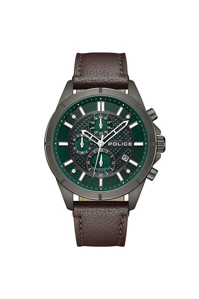 Police Mens Watch Police PEWGC0054002, Quartz, 45mm, 5ATM