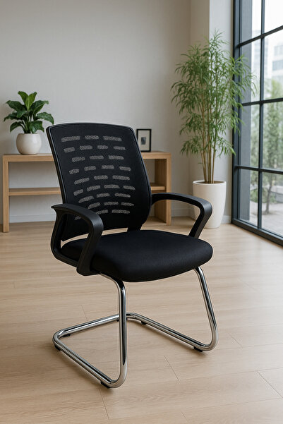 Sahmetra Bekleme Koltuğu Misafir Koltuğu U Ayak Form Koltuk Sabit Ayak