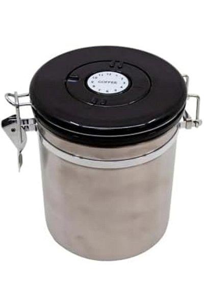 Euro Coffee EuroCoffee Stainless Airtight Coffee Canister | 1500 ML