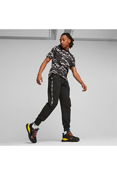 Puma Mens ESS TAPE CAMO Sweatpants - Black