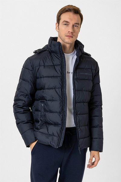SÜVARİ Slim Fit Plus Size Down Πουπουλένιο παλτό