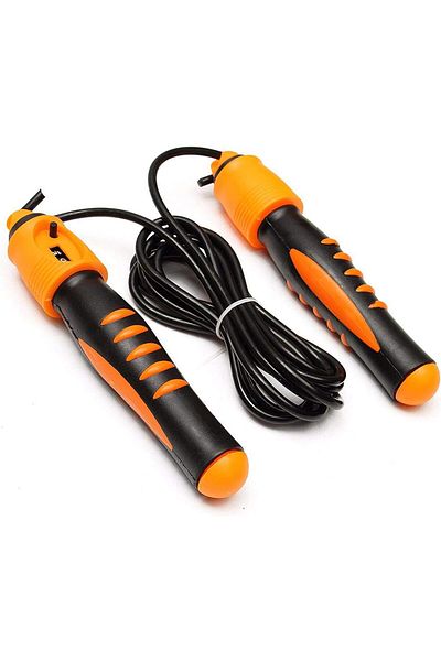 Skyland SKY LAND Feng Su Skipping Rope With Counter, Orange- Em-9312
