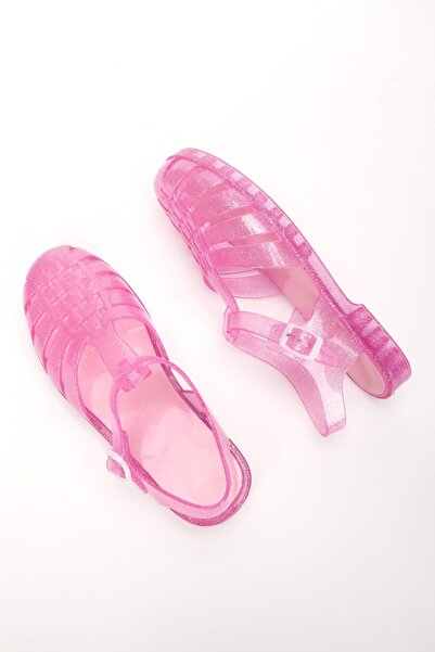 OZYO Σανδάλια Medussa σε ασημί ροζ χρώμα