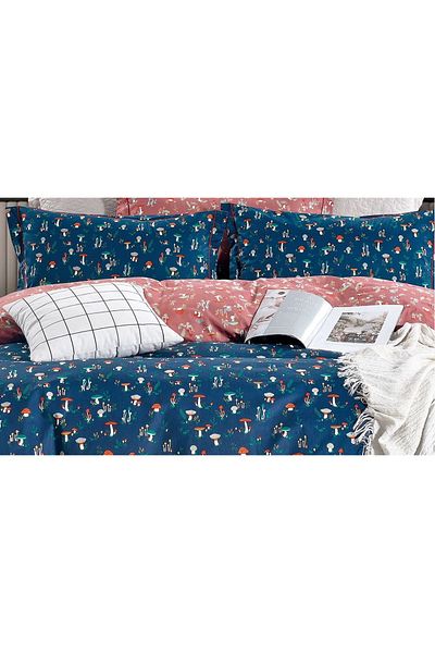 CHIRASO CHIRASO Linen, 100% Cotton, Classic Sheet 155x230 cm, Duvet Sheet 160x200 cm, 2 Pillowcases