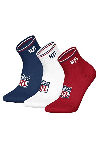 NFL Unisex Quarter-Socken, 3er Pack - NFL Shield 3Pack Quarter Socks, Logo, S...