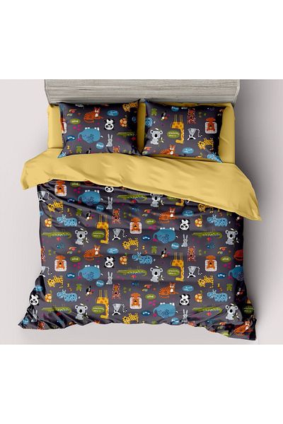 CHIRASO CHIRASO Linen, 100% Cotton, Classic Sheet 155x230 cm, Duvet Sheet 160x200 cm, 2 Pillowcases