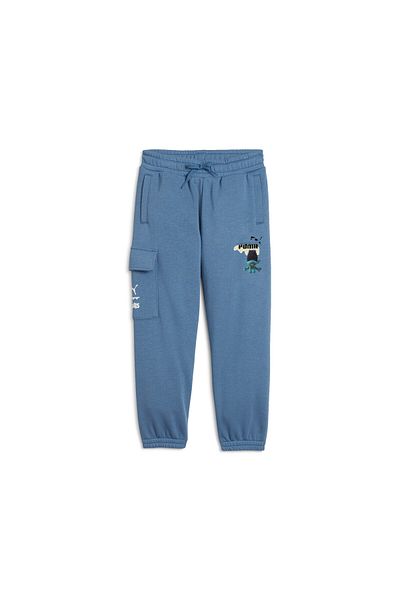 Puma Boys TROLLS Cargo Pants - Blue