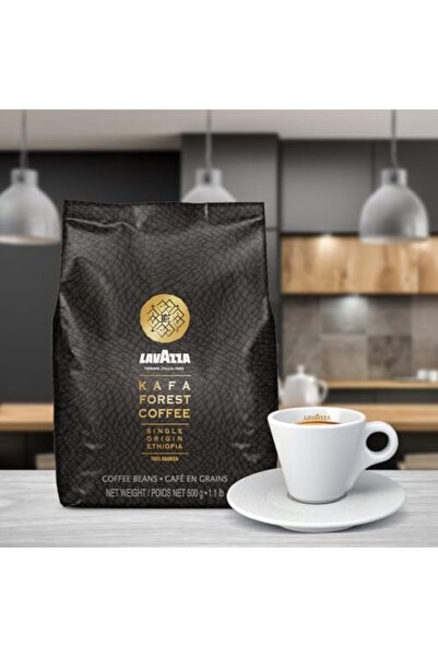 LavAzza Kafa Forest Arabica Single Origin Coffee Beans, 500 g