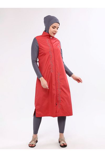 Ranuna Full Covered Swimsuit - Tile - Ranuna