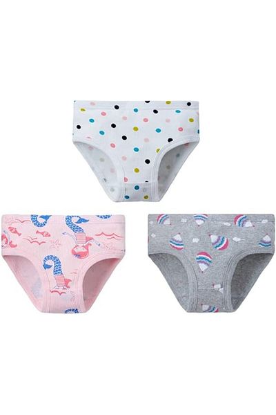 COOYA Little Girls' Cotton Panties Baby Toddler,Soft Cotton Underwear,Little Girls'Briefs