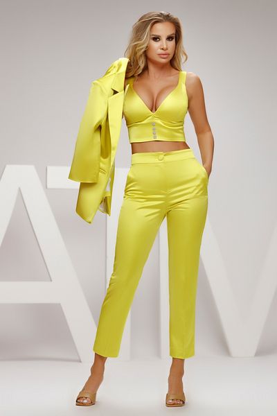Atmosphere Fashion Yellow bustier