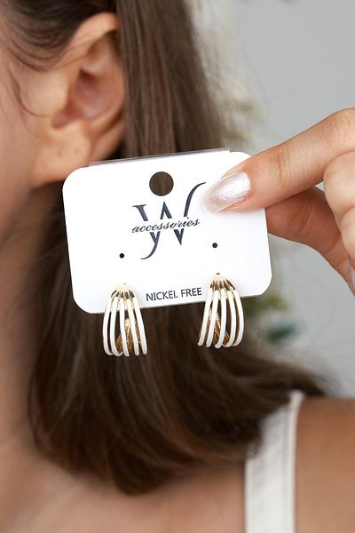 Jack Ferrero Steel / No Tarnishing Women's Earrings