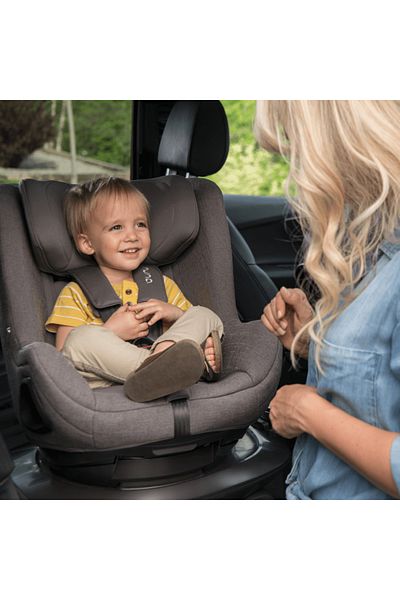 Nuna Scaun auto rotativ i-Size TODL next Thunder, 40-105 cm, testat ADAC