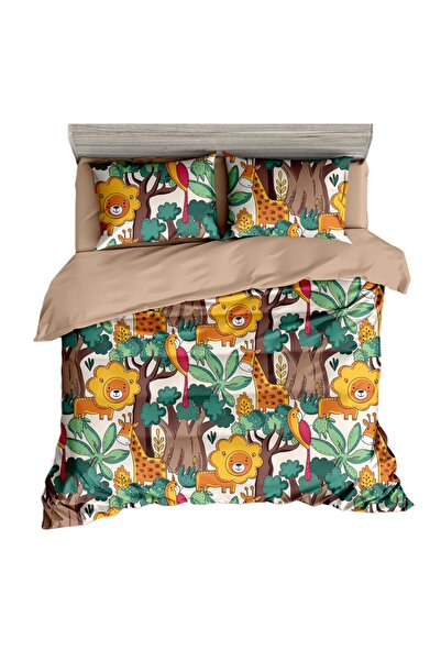 CHIRASO CHIRASO Linen, 100% Cotton, Classic Sheet 155x230 cm, Duvet Sheet 160x200 cm, 2 Pillowcases