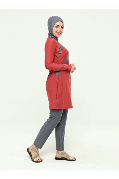 Ranuna Lycra Hijab Swimsuit - Tile - Ranuna