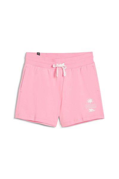 Puma Womens ESS+ PALM RESORT Shorts - Pink