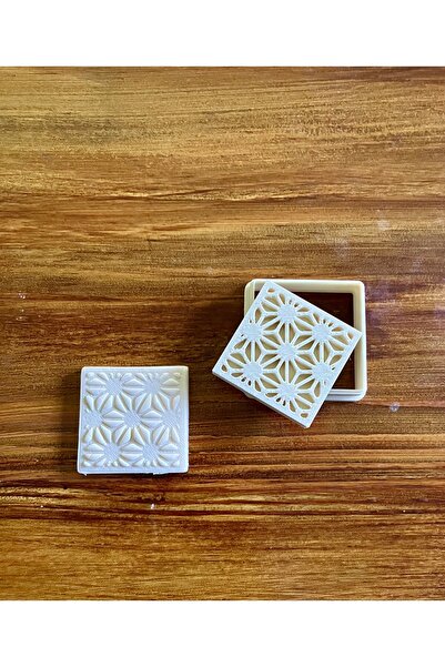 Volala Retro Desen Polimer Kil/ Seramik Çamuru Kalıbı -4,5 cm